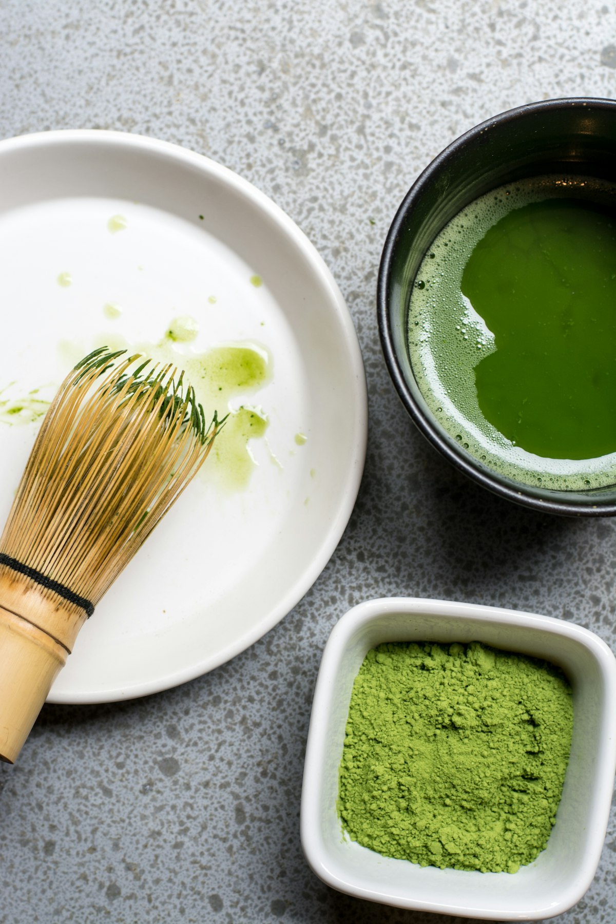 茶筅と抹茶の道具